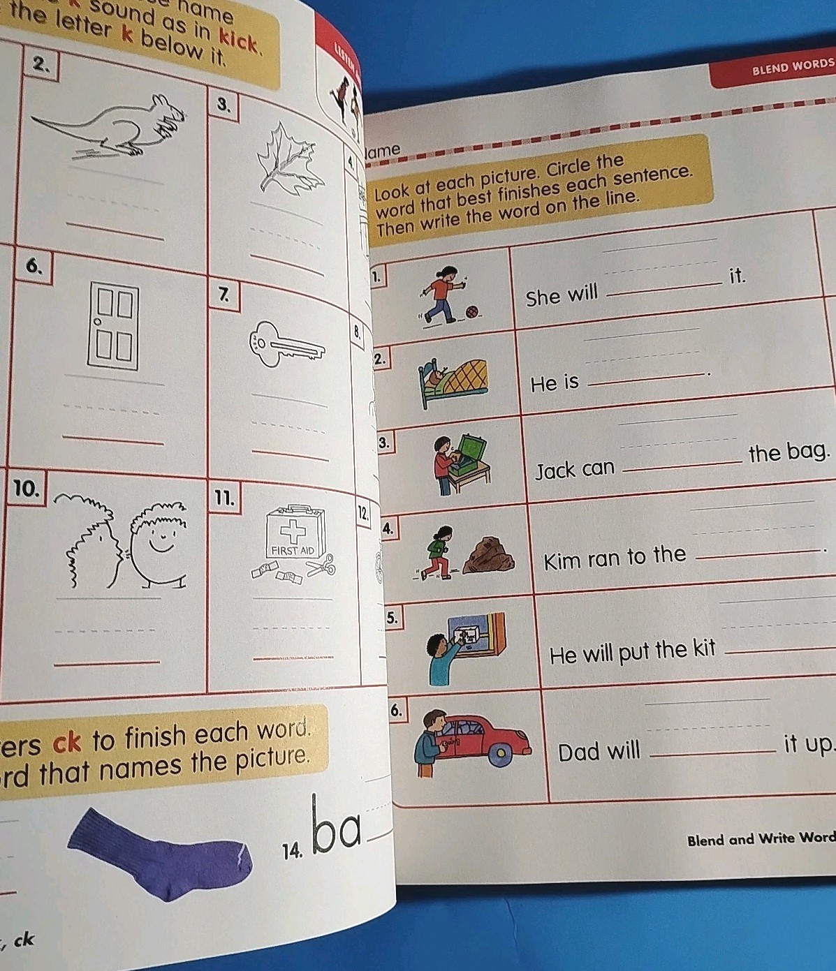 Scholastic Phonics Workbooks K – 2nd Grade LOT 2 Paperback Both NEW