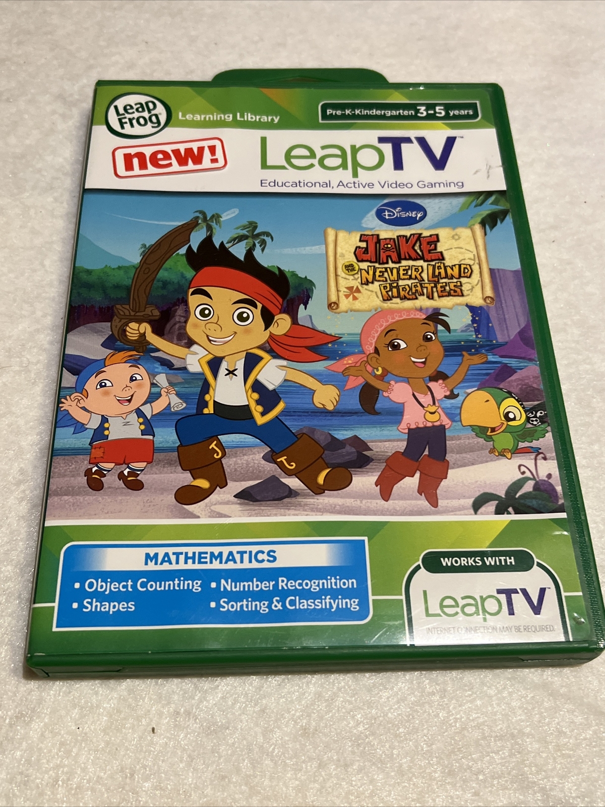 LeapFrog Leap TV Jake and the Never Land Pirates Educational Video Game
