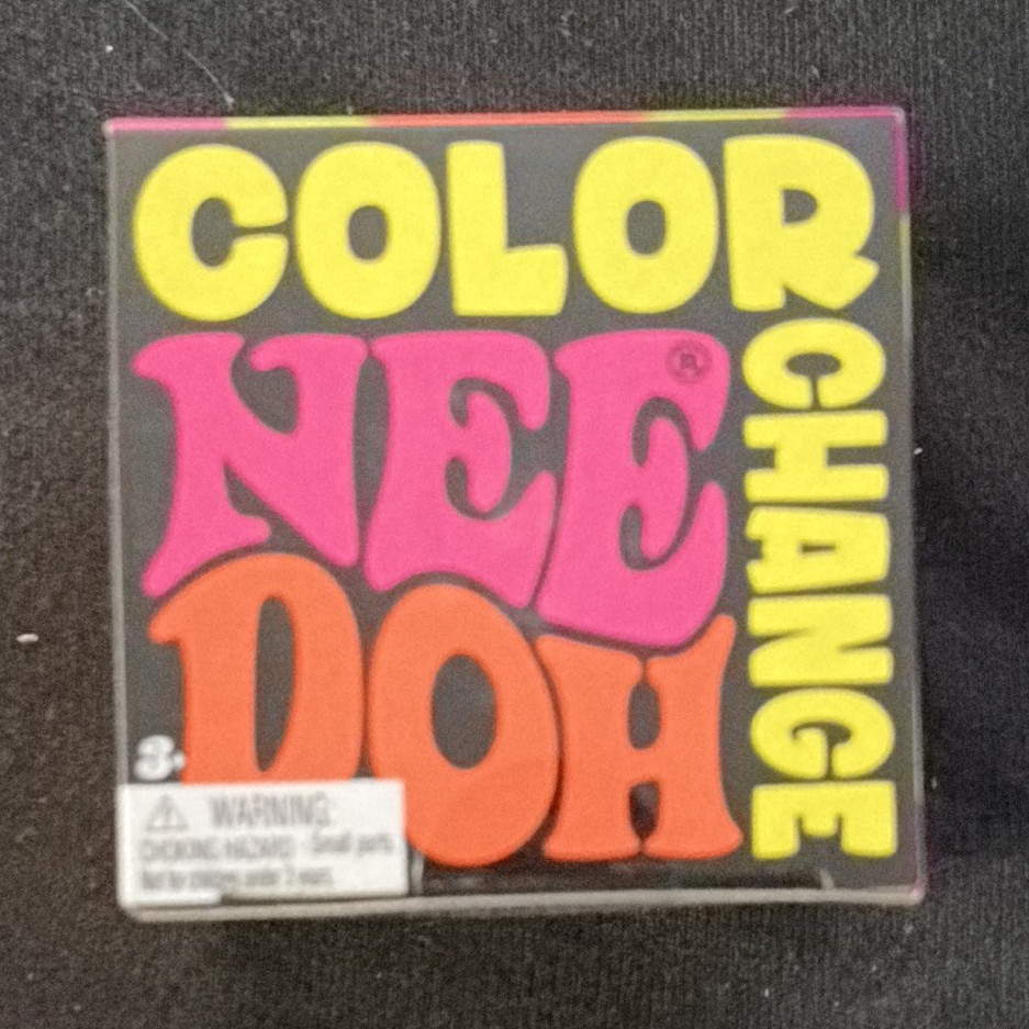 Schylling NeeDoh Color Change Groovy Glob Tactile Squeeze Toy, Multicolor