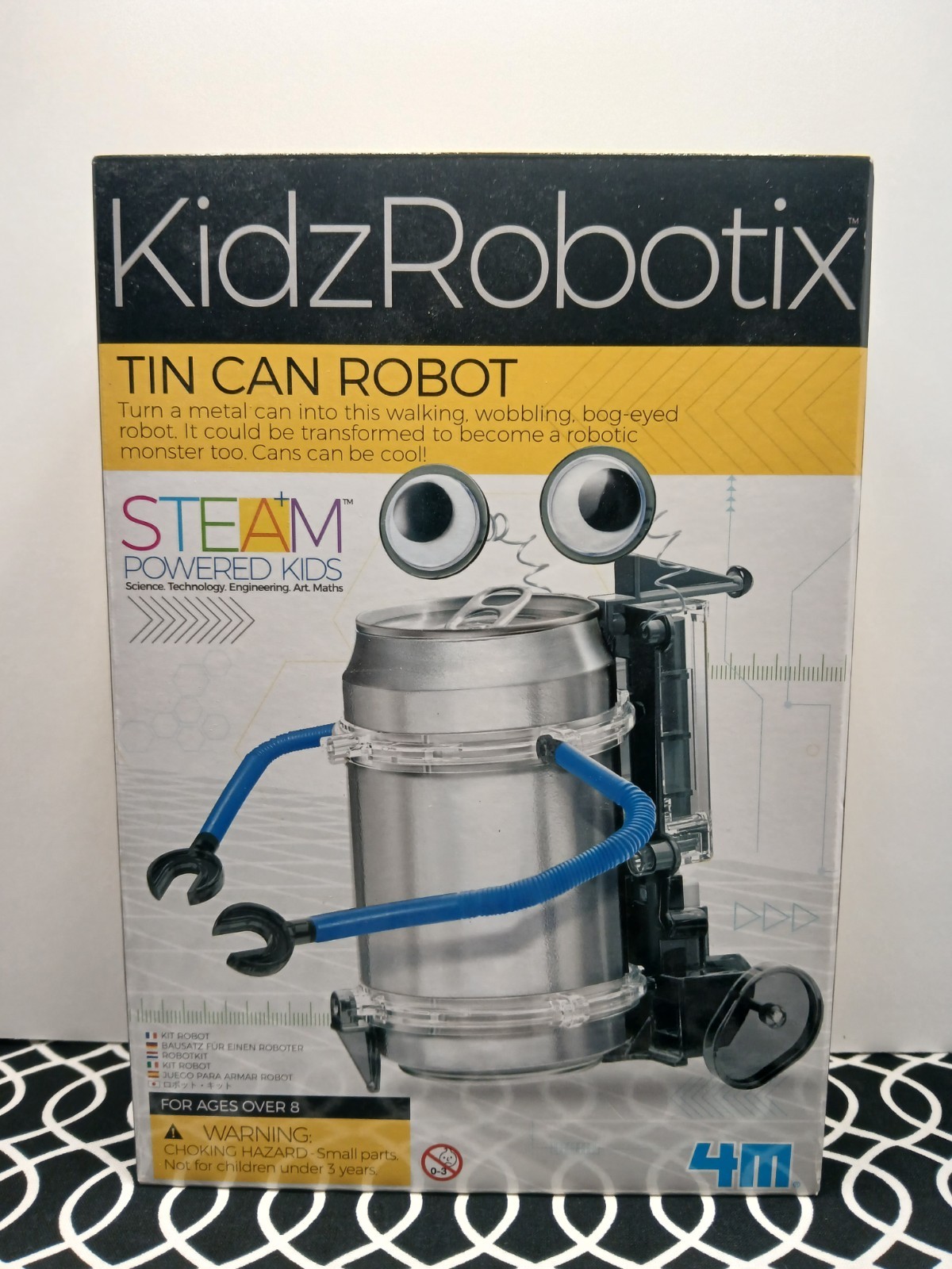 KidzRobotix Robot Kit ~ Tin Can Robot Kit ~ Can Not Included ~ Factory Sealed