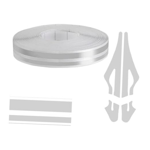 32Ft Car Pinstriping Tape, Vinyl Pin Striping Decals Car Trim Stripe Tape Gray