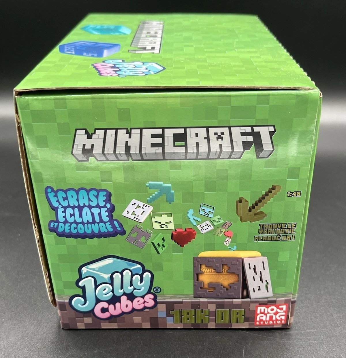 Minecraft Jelly Cubes Viral Squishy Toy Sealed Case 12 Cubes Viral Like Needoh