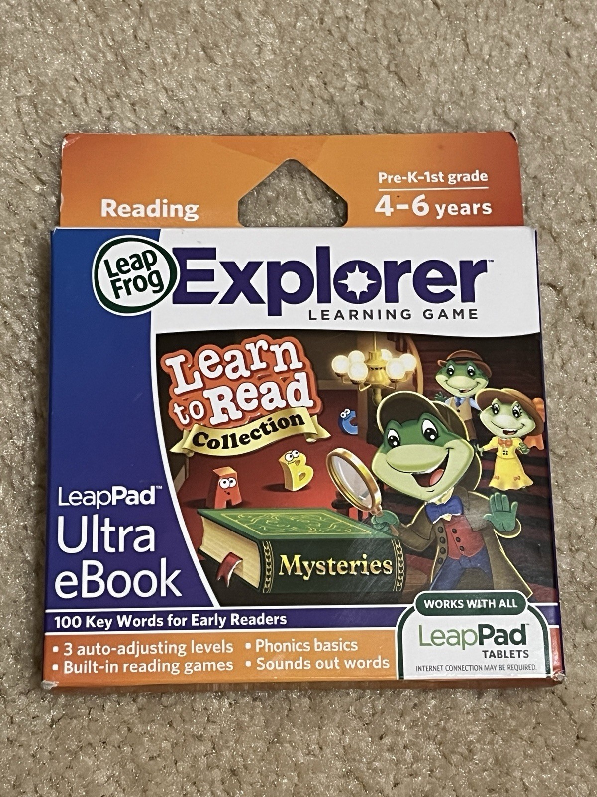 LeapFrog LeapPad Explorer: Learn to Read – Mysteries, eBook, Leap Pad 1 2 3 NEW