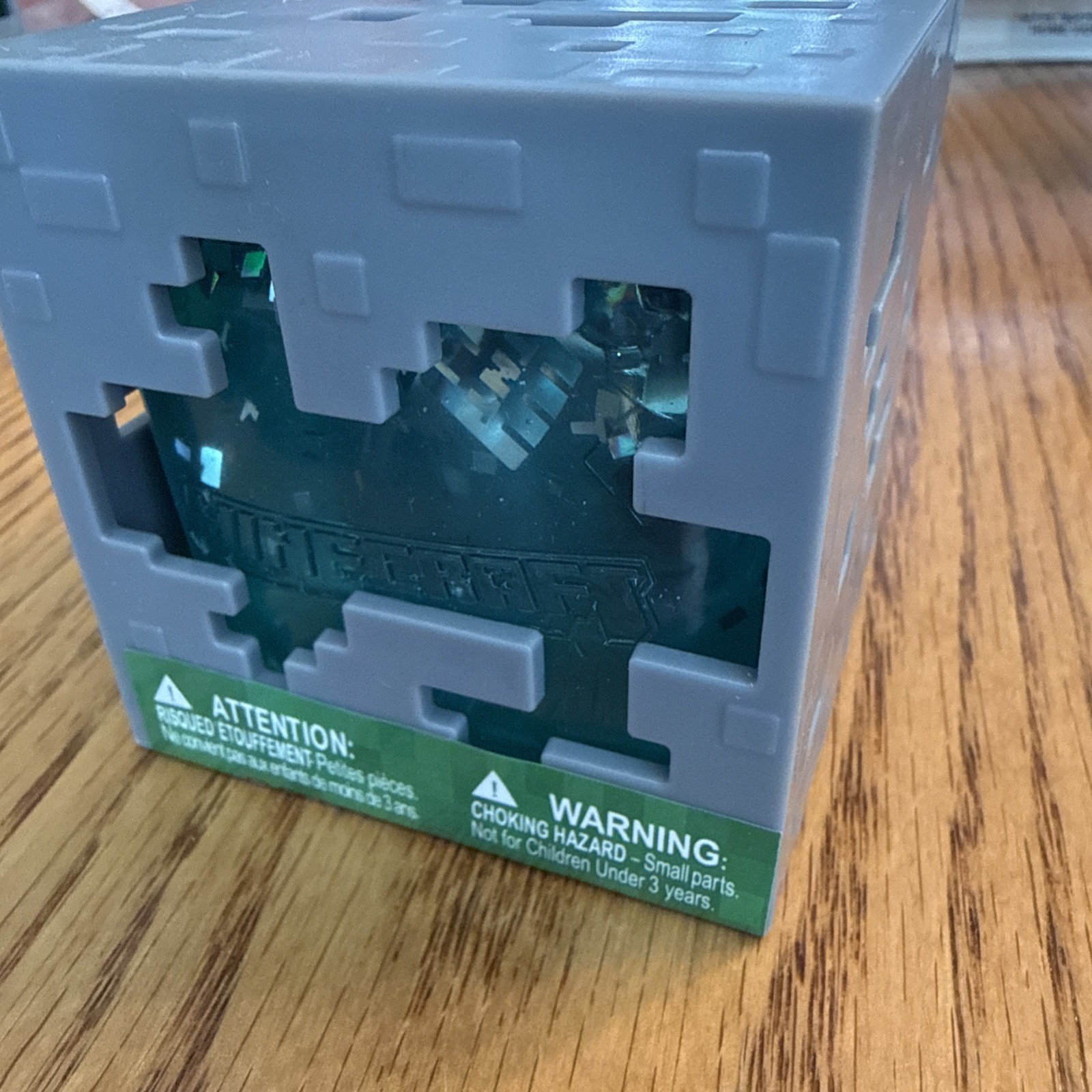Minecraft Jelly Cube Blue (TEAL) Squishy Like Needoh New Sealed in hand