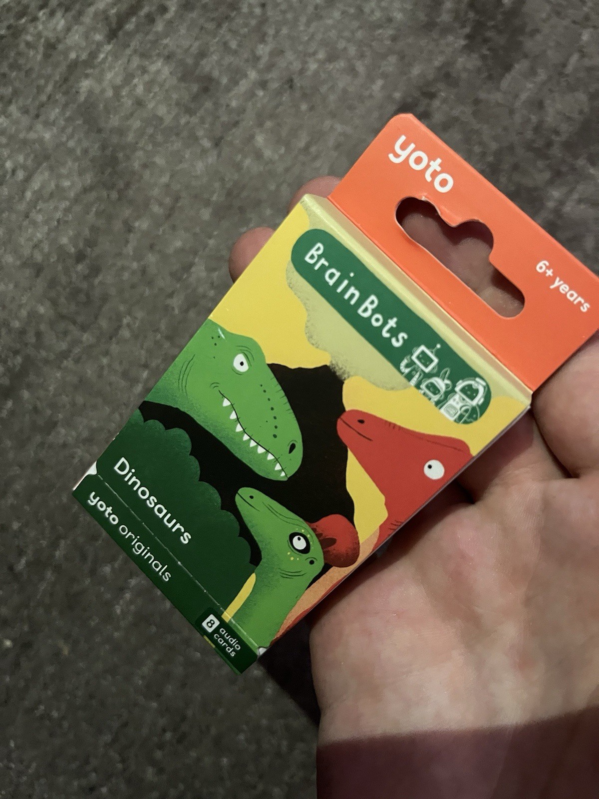 New Yoto BrainBots: Dinosaurs Audio Card Collection 8 Card Pack 4 Hours NEW