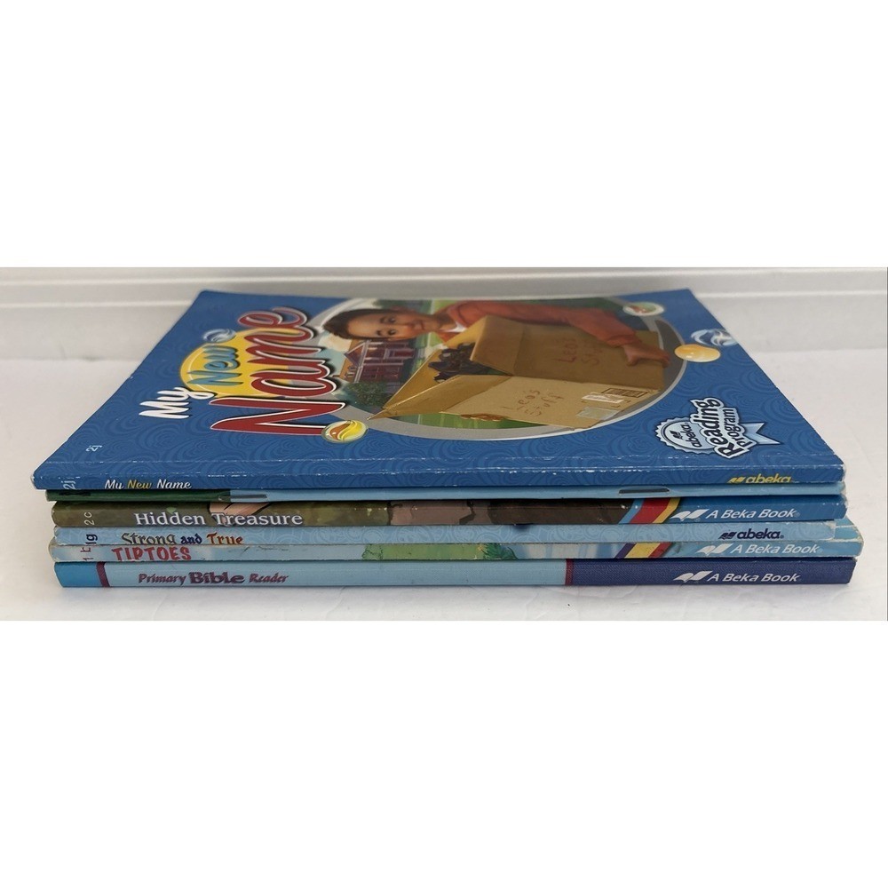 Lot of 6 Abeka Readers First Second (1st, 2nd) Grade Books Christian Homeschool