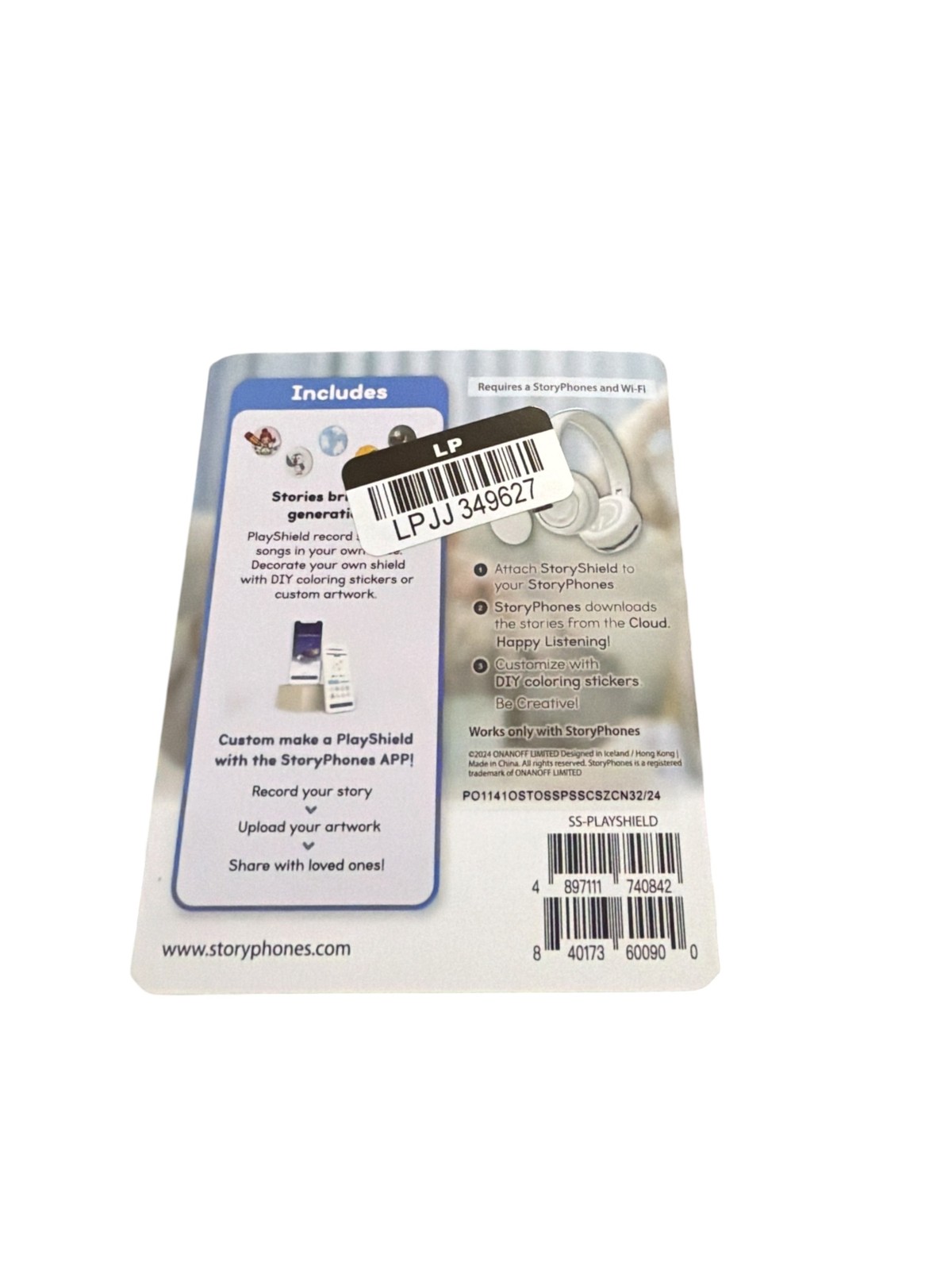 StoryPhones PlayShield Audio Disk: Educational Electronic Storybooks