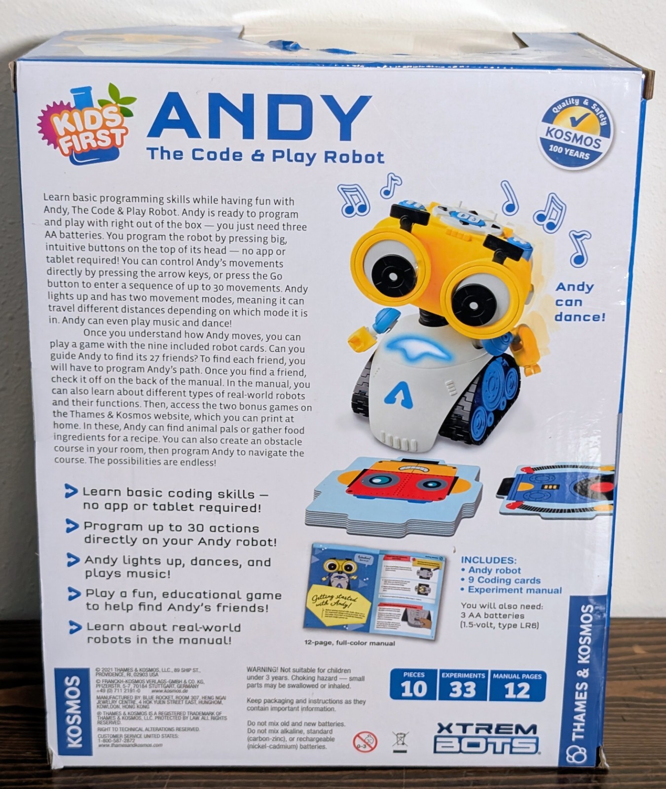Andy: The Code & Play Robot *SEALED* Brand New Thames & Kosmos