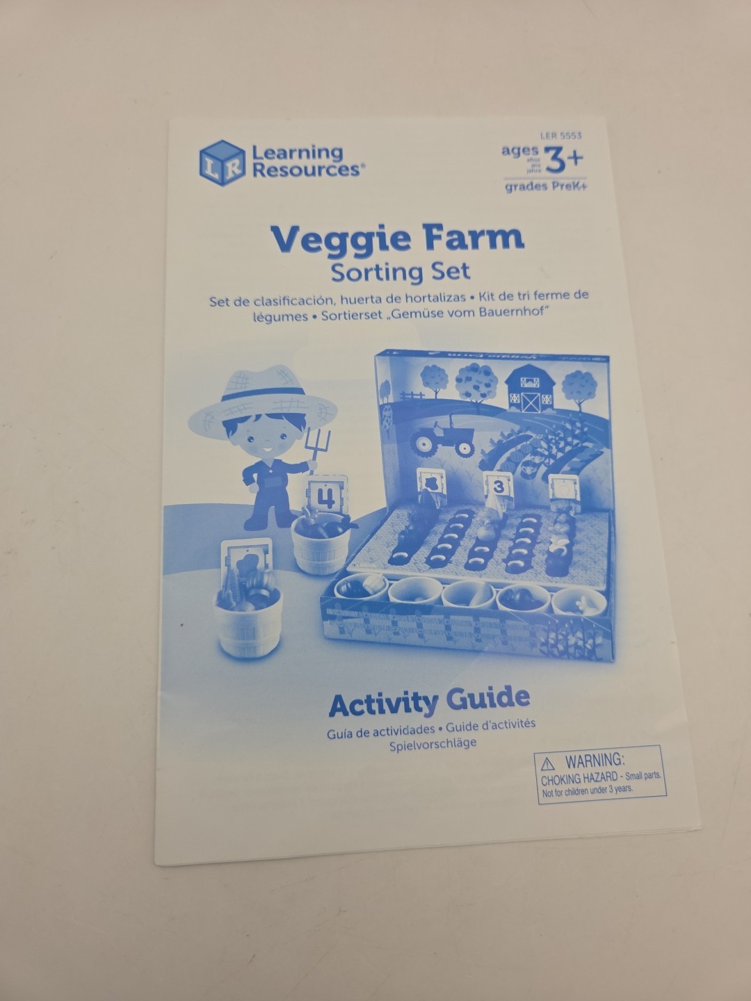 Learning Resources Veggie Farm Sorting Set 46 Piece Color Recognition Toy