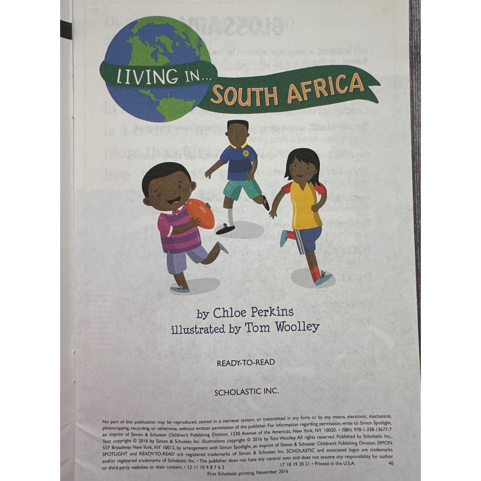 Ready-To-Read Level 1: Italy Brazil South Africa Scholastic Kids lot of 3 Books