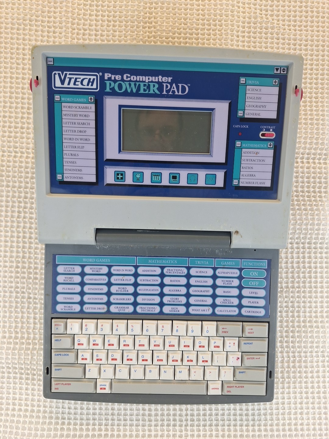 Vtech Laptop Power Pad Quantum Leap iQuest Learning Electronics USED & FOR PARTS