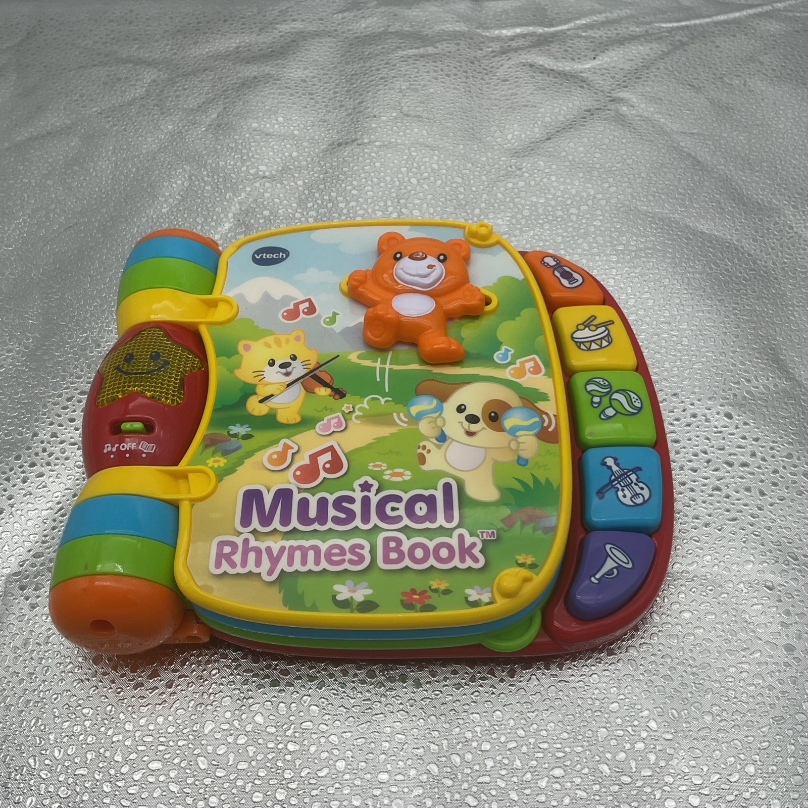 VTech Musical Rhymes Book | Red Interactive Nursery Rhyme Toy | Lights & Sounds