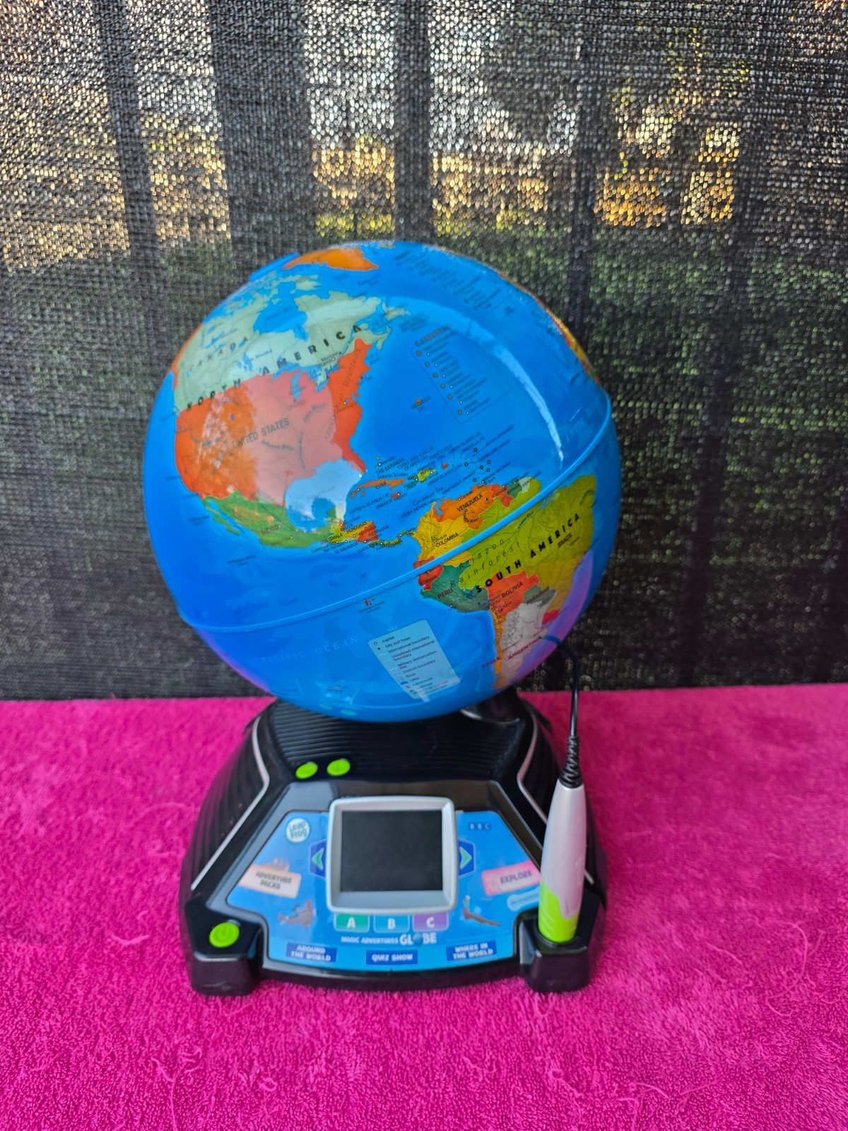 LeapFrog 80-605400 Magic Adventures Globe Educational Toy FOR PARTS