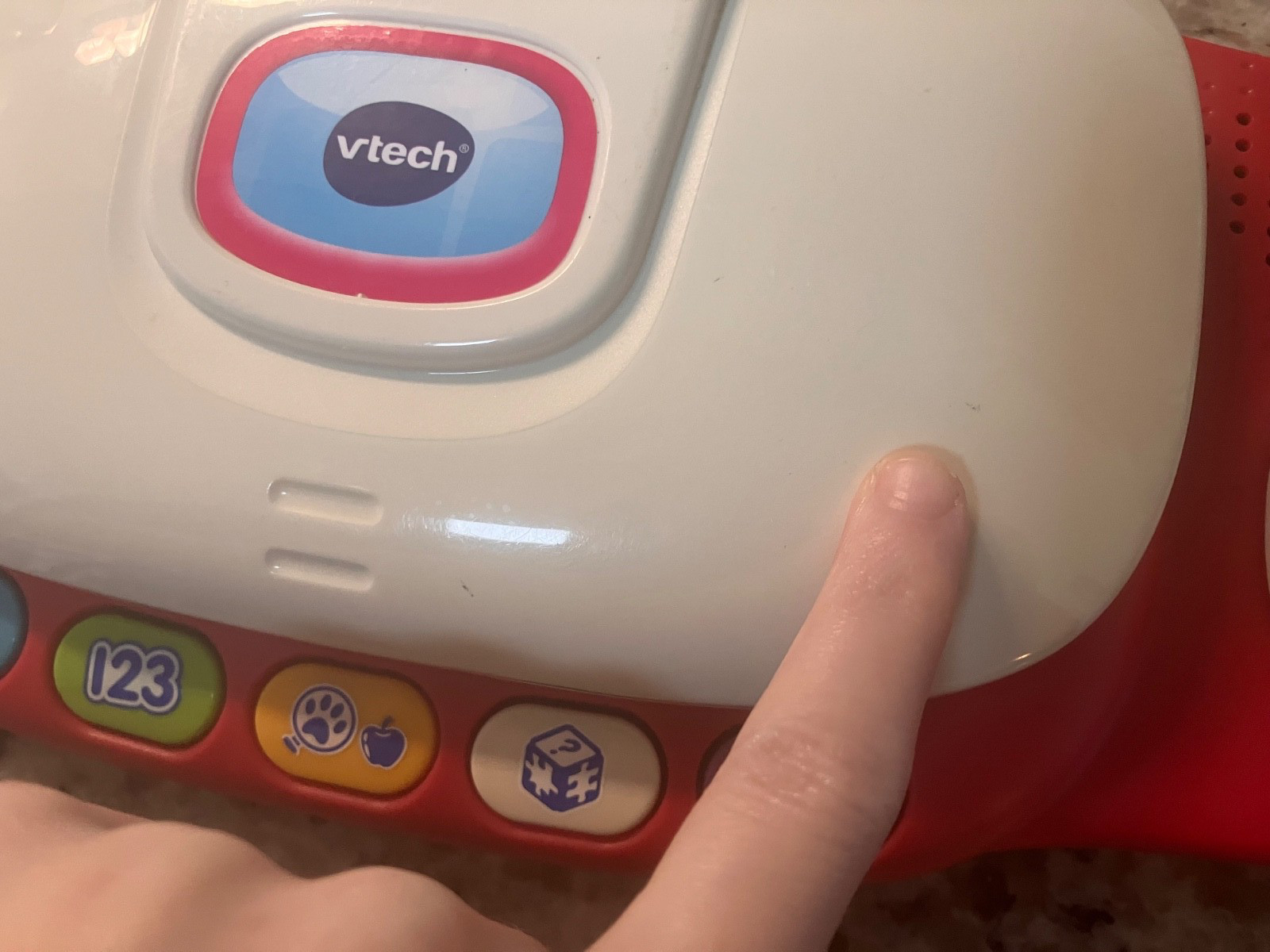 Vtech Tote and Go Laptop red/pink READ DESCRIPTION, NO BATTERIES