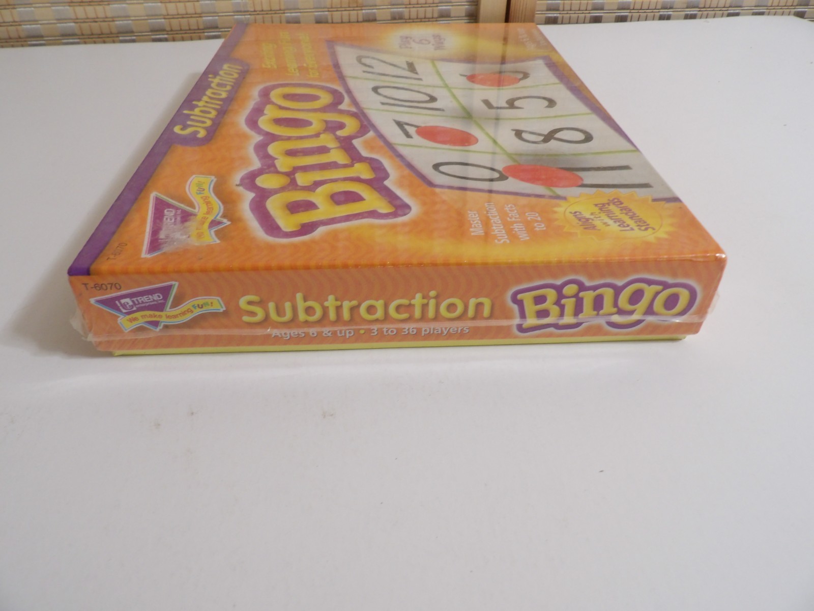 Trend Enterprises – Subtraction Bingo Ages 6 & Up – Factory Sealed