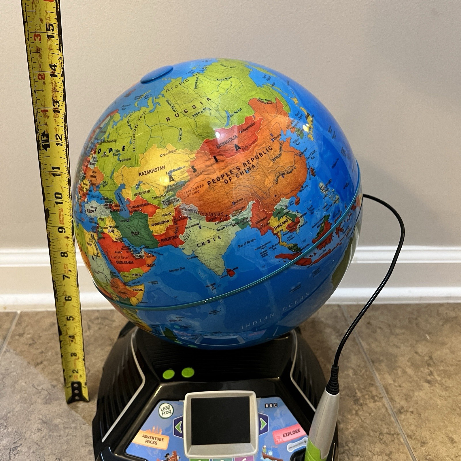 LeapFrog Magic Adventures Globe 2.8″ Video Screen BBC Videos Interactive Games