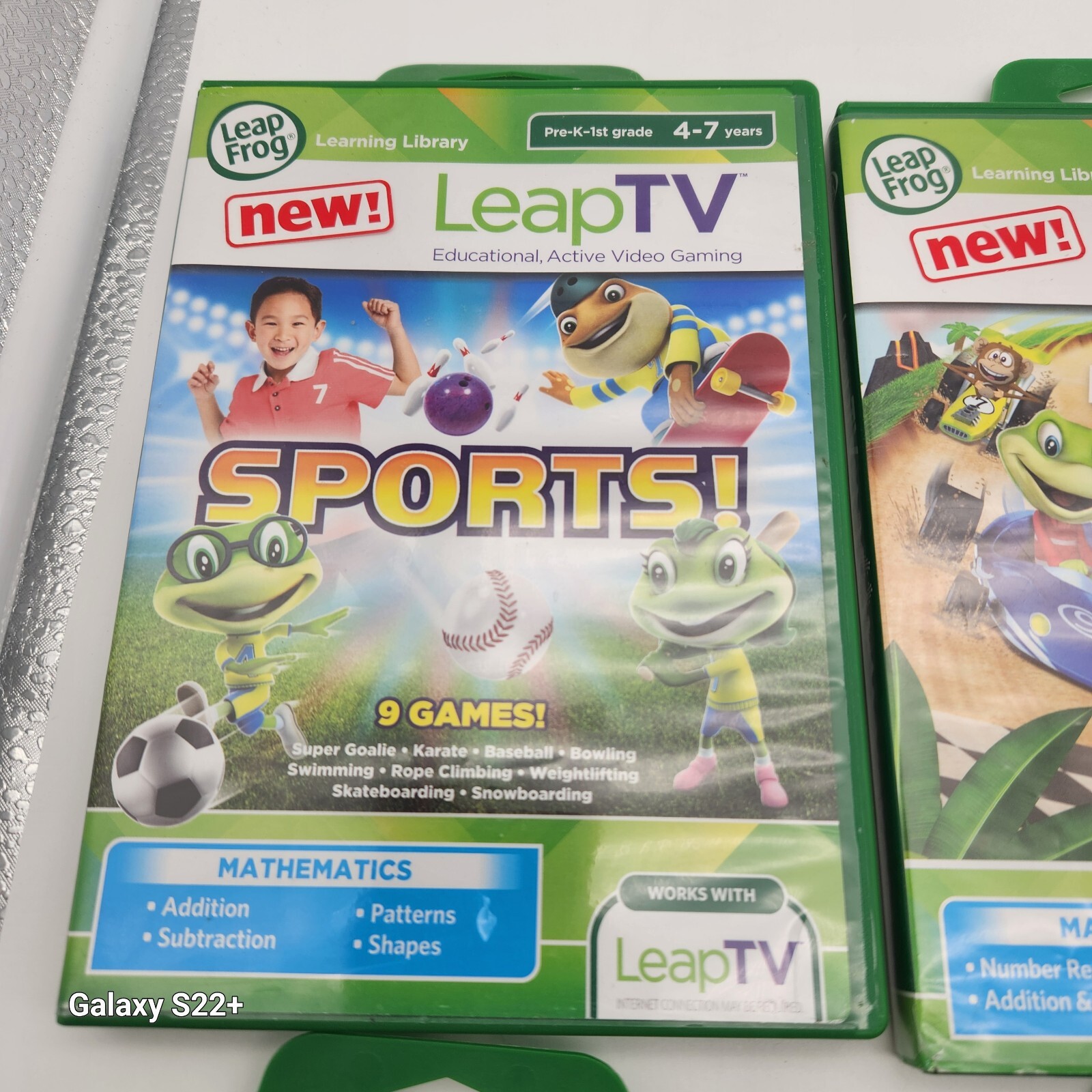 LeapFrog LeapTV Educational Video Gaming System #31511 Complete + 8 Games