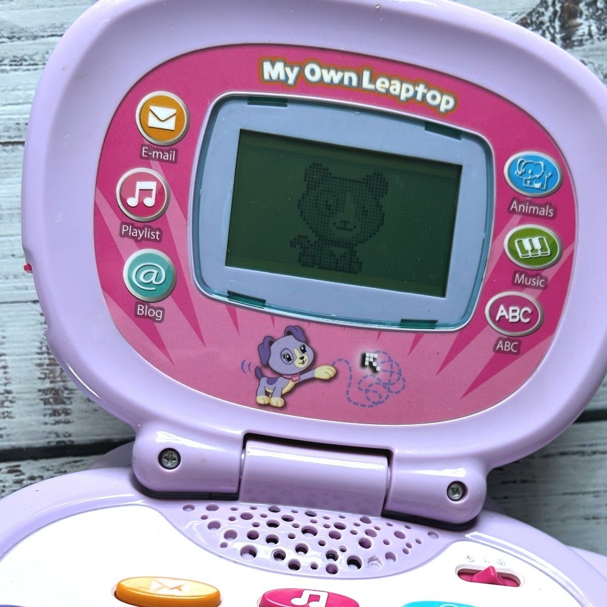 Leapfrog My Own LeapTop Learning Interactive Laptop Purple Educational WORKS!