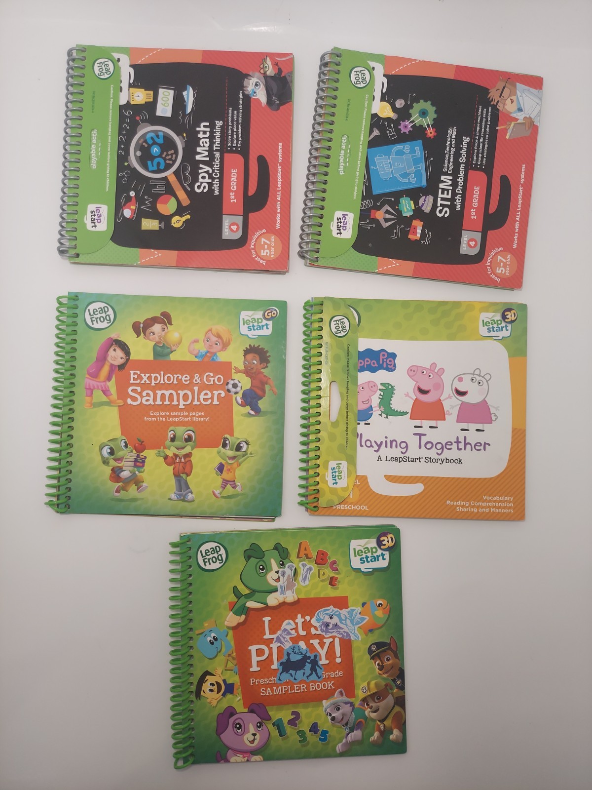 LeapFrog LeapStart 3D Interactive Learning System With 5 Books Working