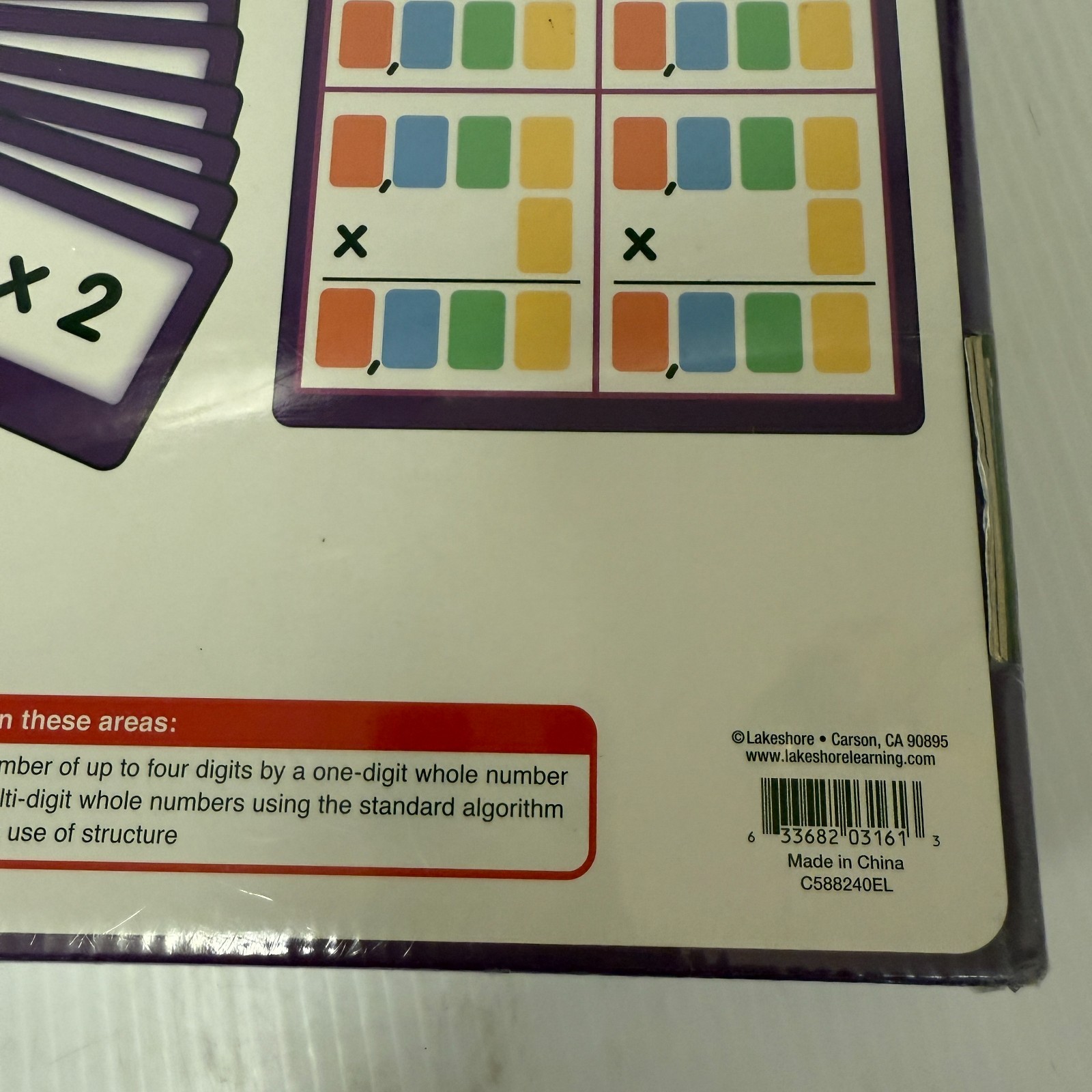 Lakeshore Hands On Multiplication Regrouping Kit Grades 3 To 5 New Sealed