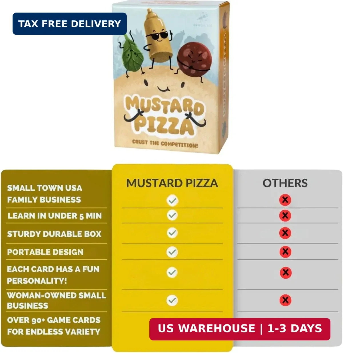 Family Card Game – Fun Game for Kids, Families, Teens, and Adults. Easy, Fast-pa