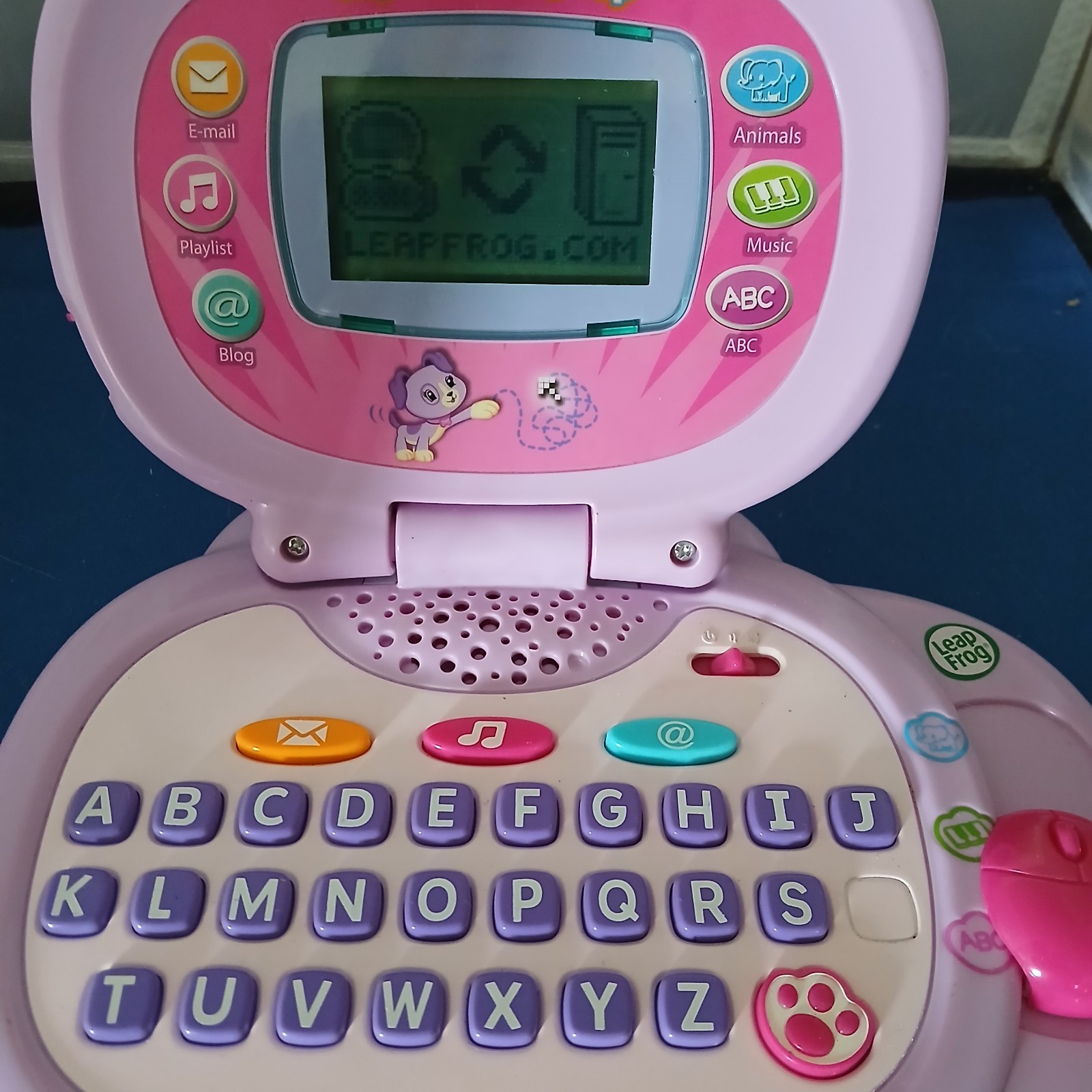 Leapfrog My Own LeapTop Learning Interactive Laptop Tested Works Great Purple