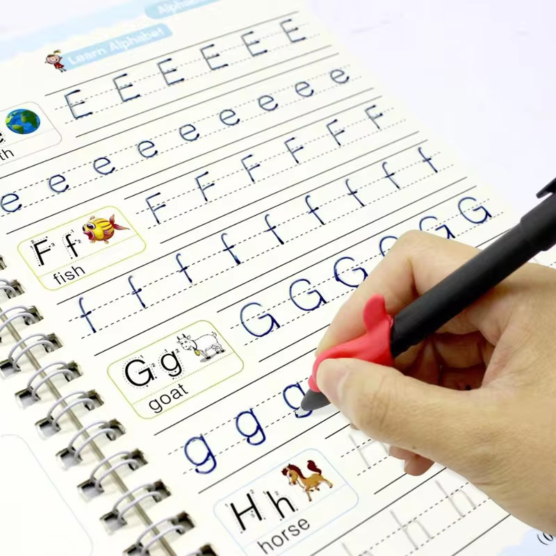 Sank Magic Reusable Calligraphy Copybook for Kids – English Version