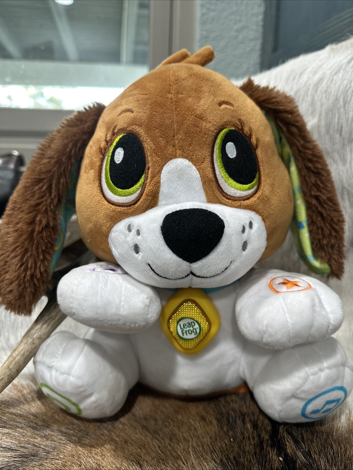 Leap Frog Speak & Learn Puppy W/ Interactive Talk Back And Motion Feature WORKS