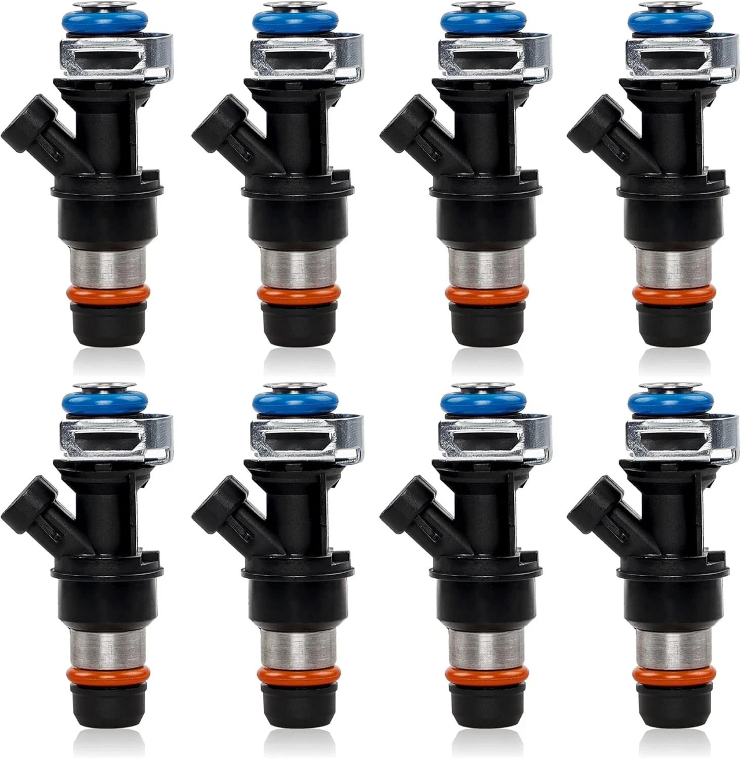 4.8 5.3 6.0 Fuel Injector 4 Holes 8Pcs, 3.15 inches (L x W) x 2.01 (H)