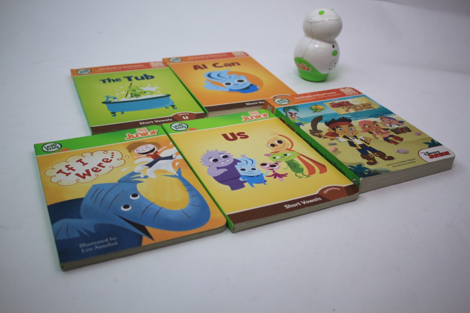 Leapfrog Tag Junior with 5 – Hardback Books – US – AI Can – The Tub – Jake
