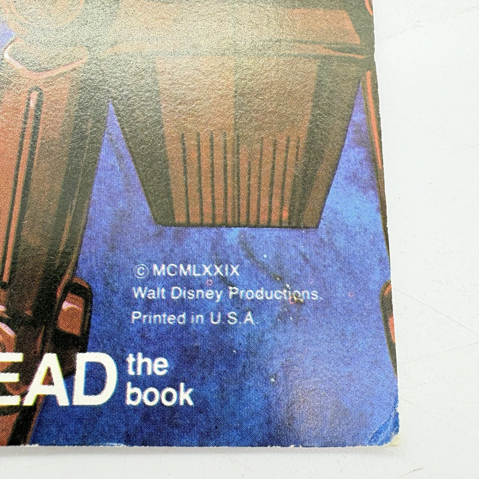 The Black Hole 24 Page Read-Along Book No Tape Disney Storyteller Vtg 1979 EUC