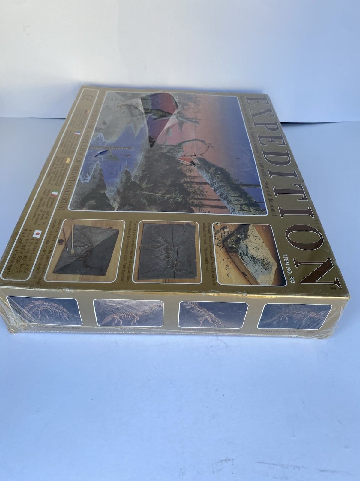 Dinosaur Excavation Kit Expedition Brontosaurus Skeleton Fossil Restoration 832