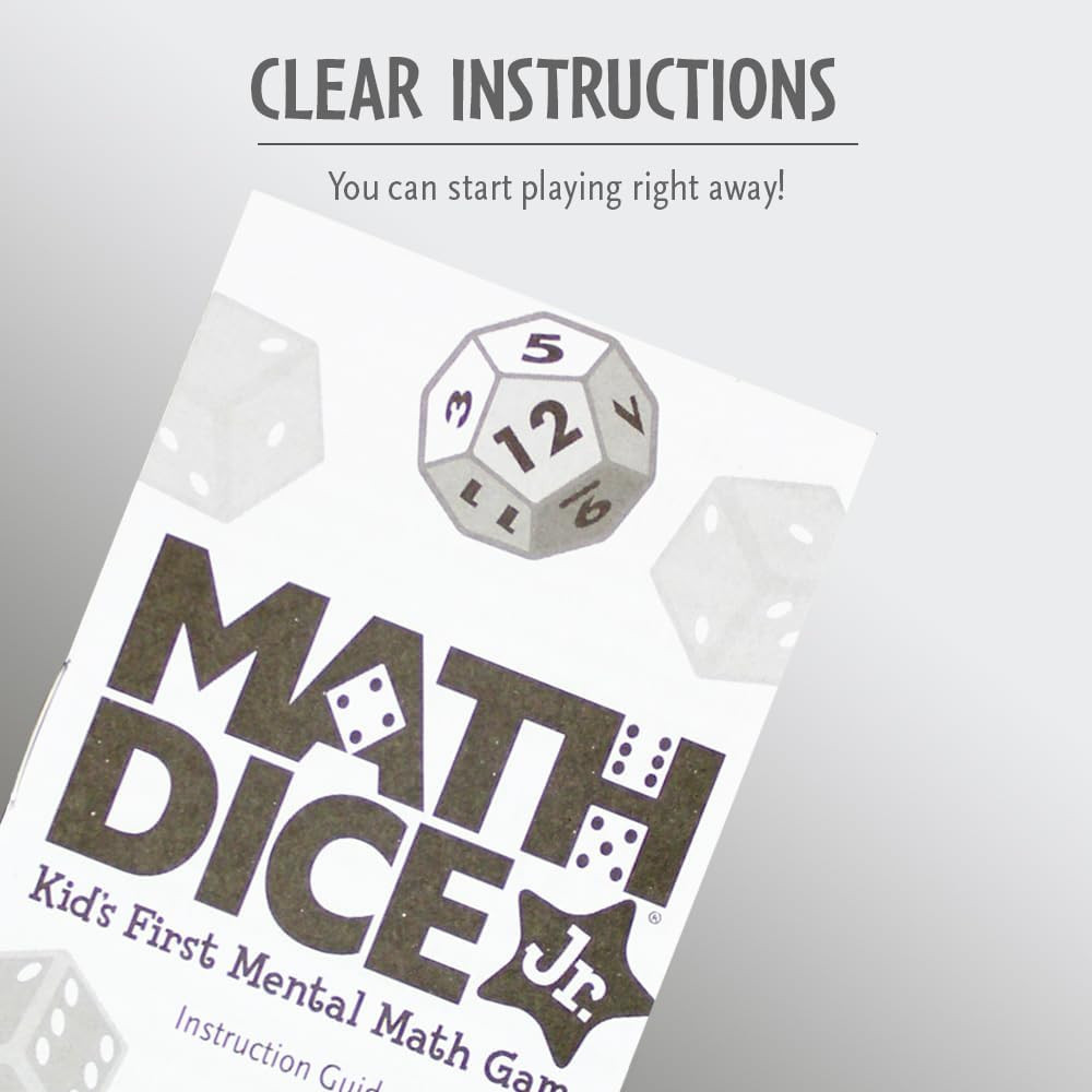 ThinkFun Math Dice Junior Game – Engaging Math Skills Builder | Perfect for K…