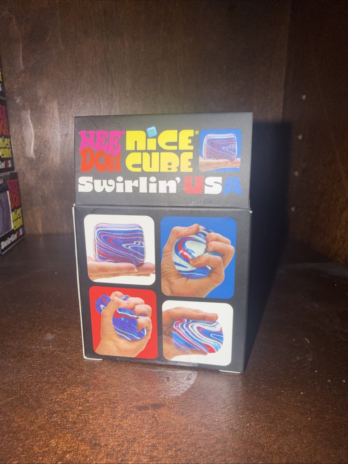 NEEDOH Nice Cube Swirlin’ USA Super Solid Squish NEW