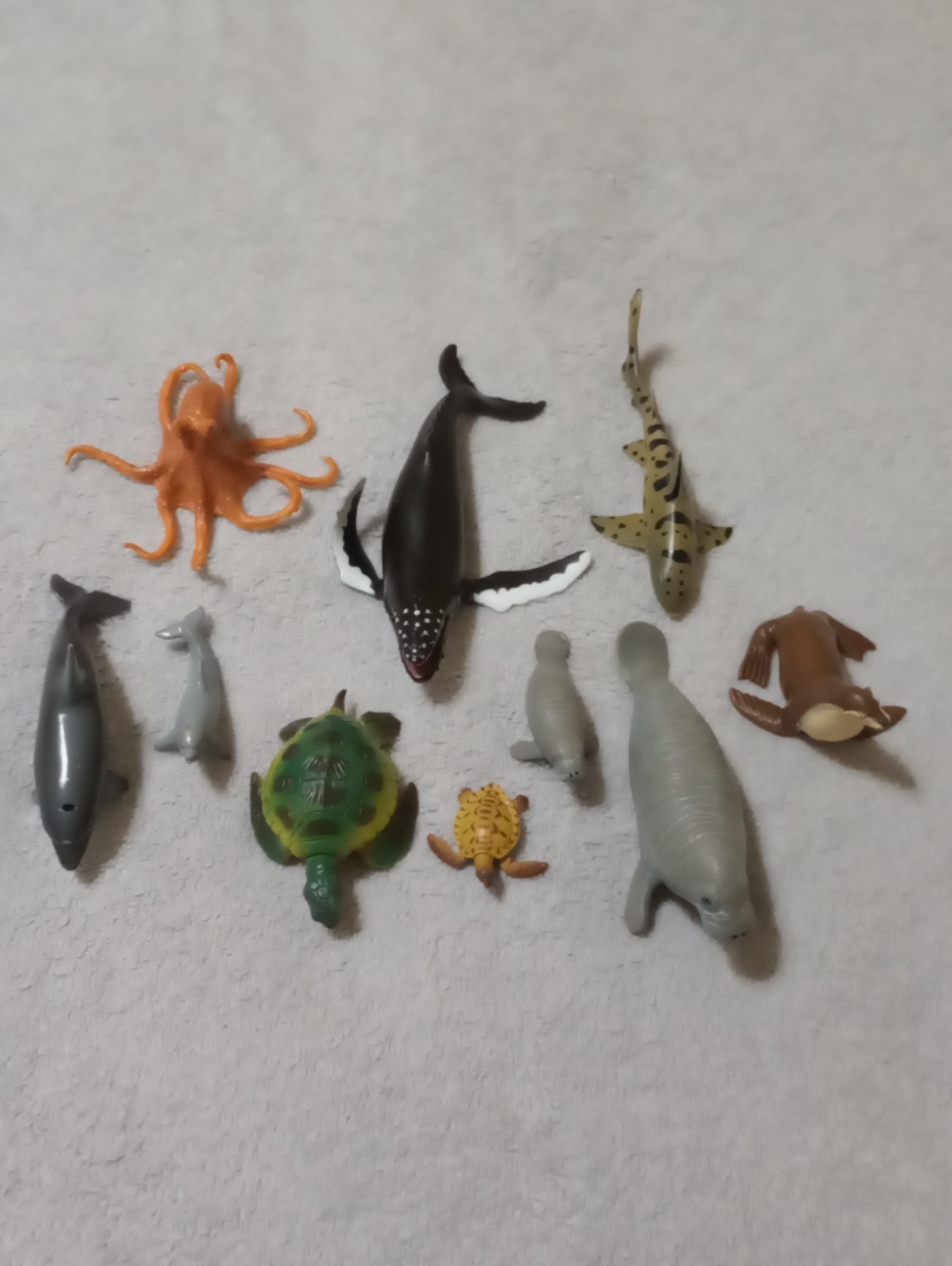 Vintage 1996 Safari Ltd Plastic Pvc Realistic Sea Animal Figures Lot Of 10