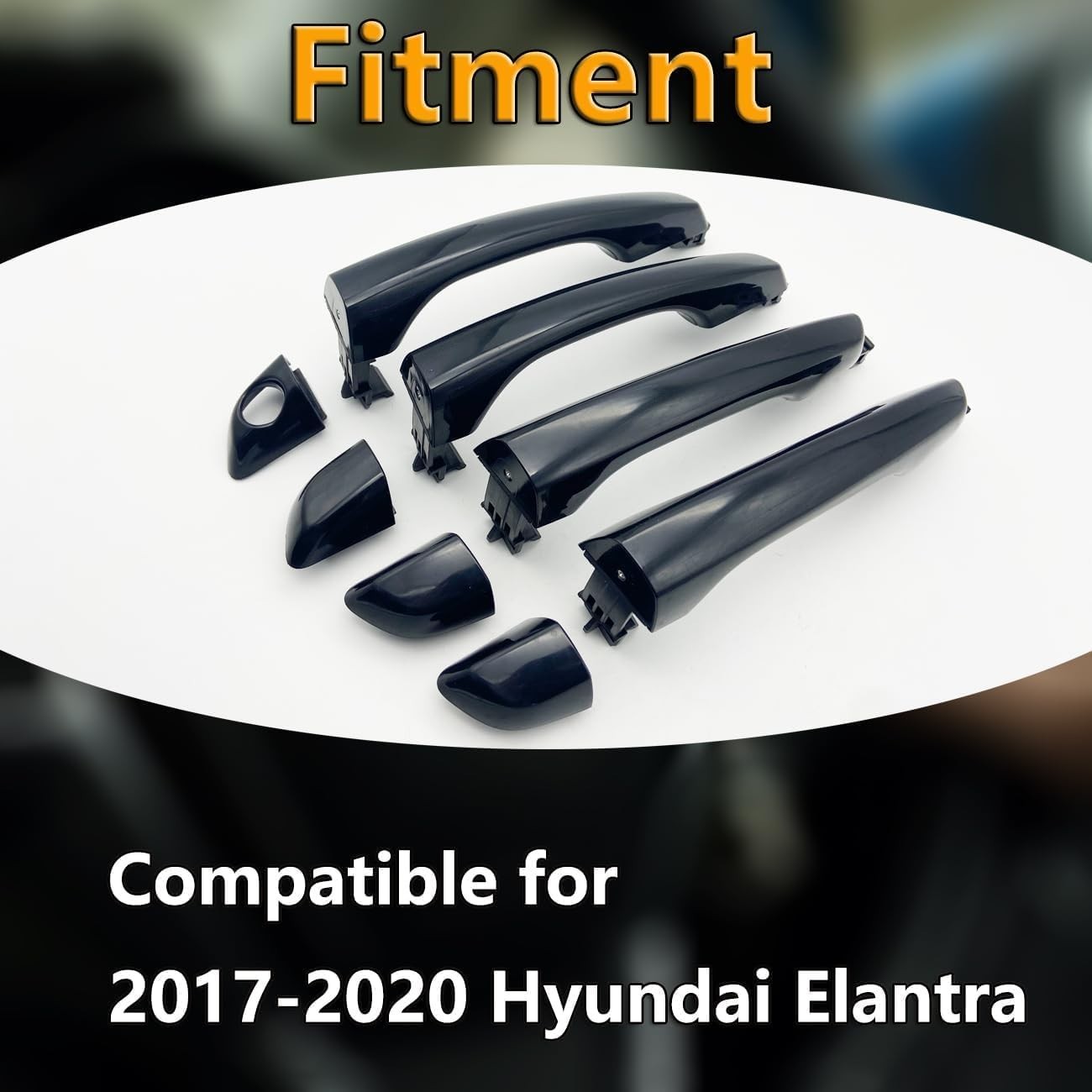 Outside Door Handle Compatible with 2017-2020 Elantra Sedan – w/o Smart Entry Sy
