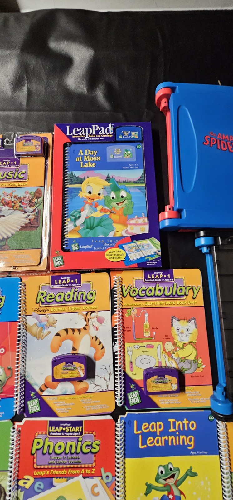 Leapfrog 2 Leappads One Is Spider-Man Addition. Plus Multiple Games And Learning