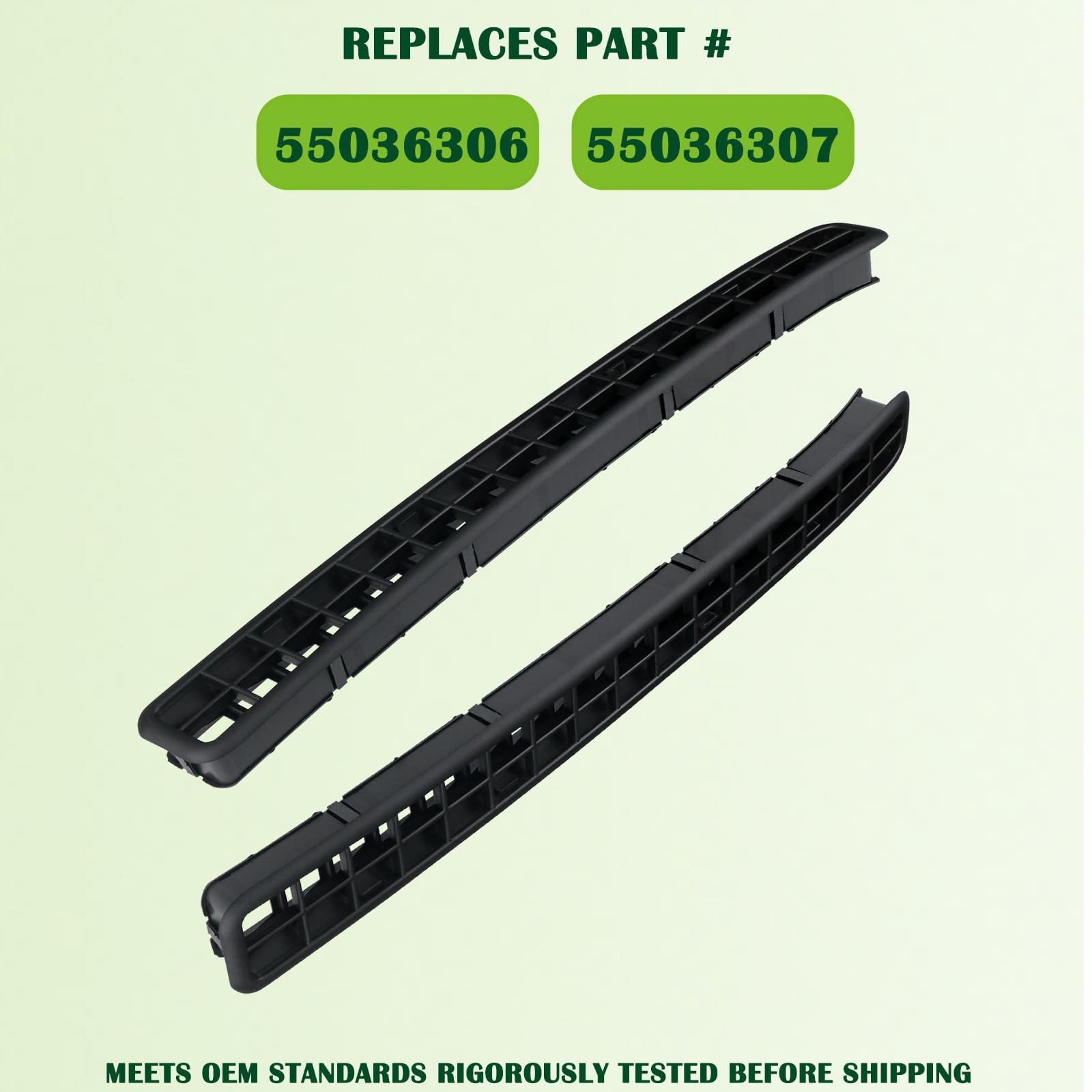 Hard Top Exhauster Vent Grille Pair Left & Right 1997-2002 Jeep Wrangler TJ