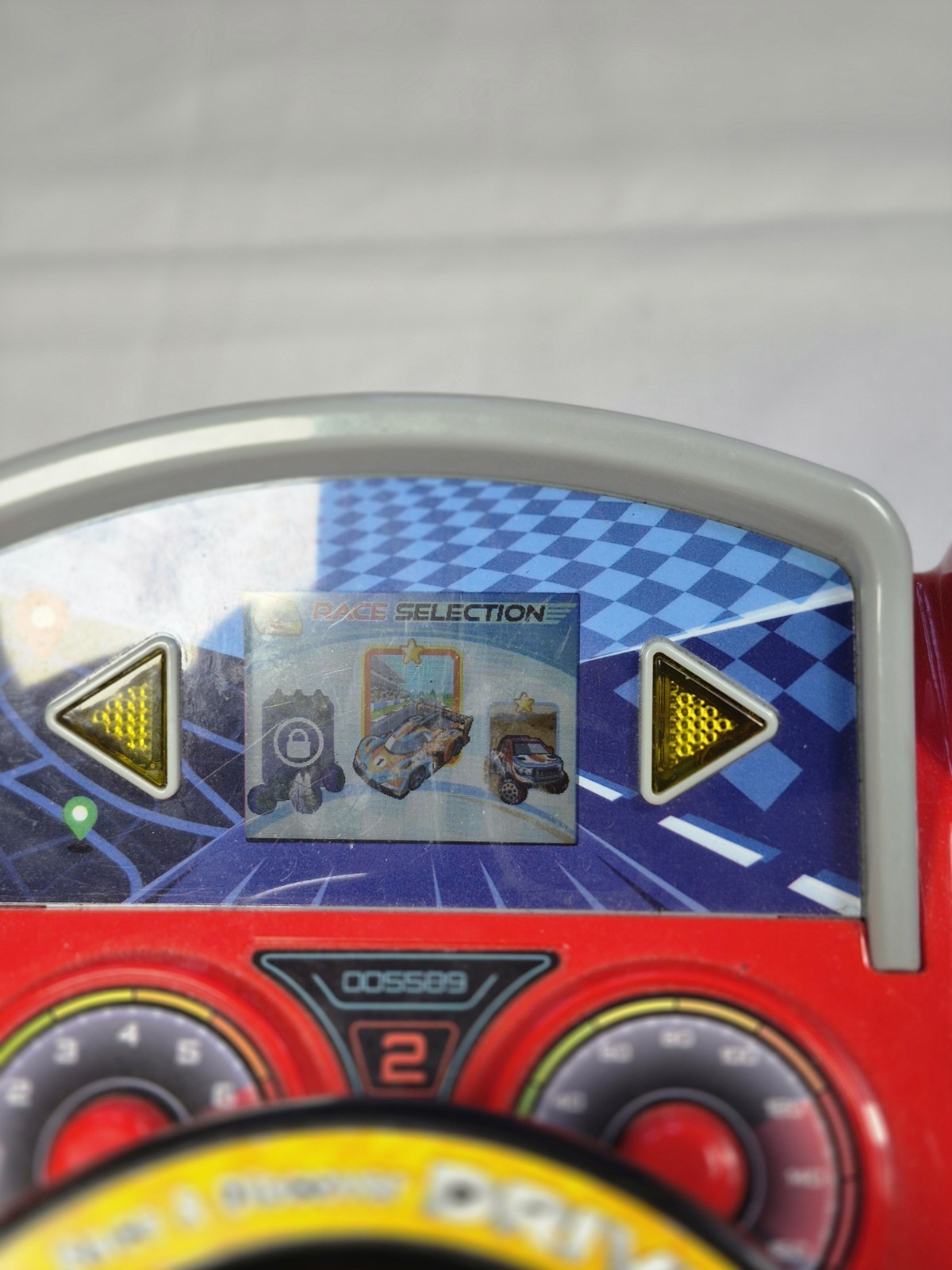 Vtech Race & Discover Driver Educational Toy Interactive Driving Games Working