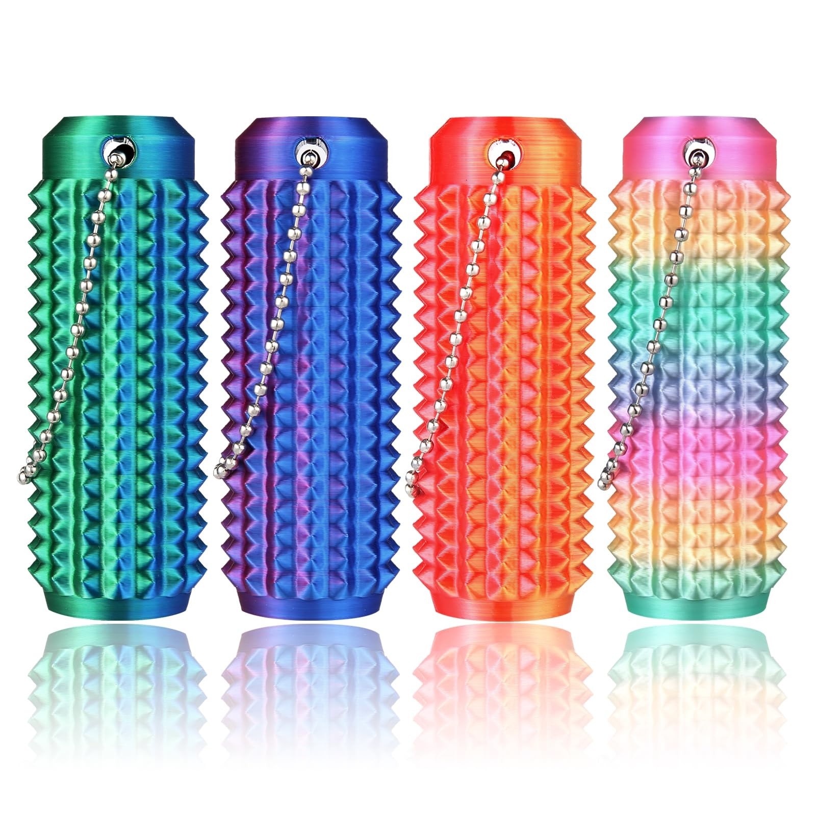 Little Ouchies Pain Fidget 4PCS – Stim Tool 3.15 inch, Rainbow Ombre