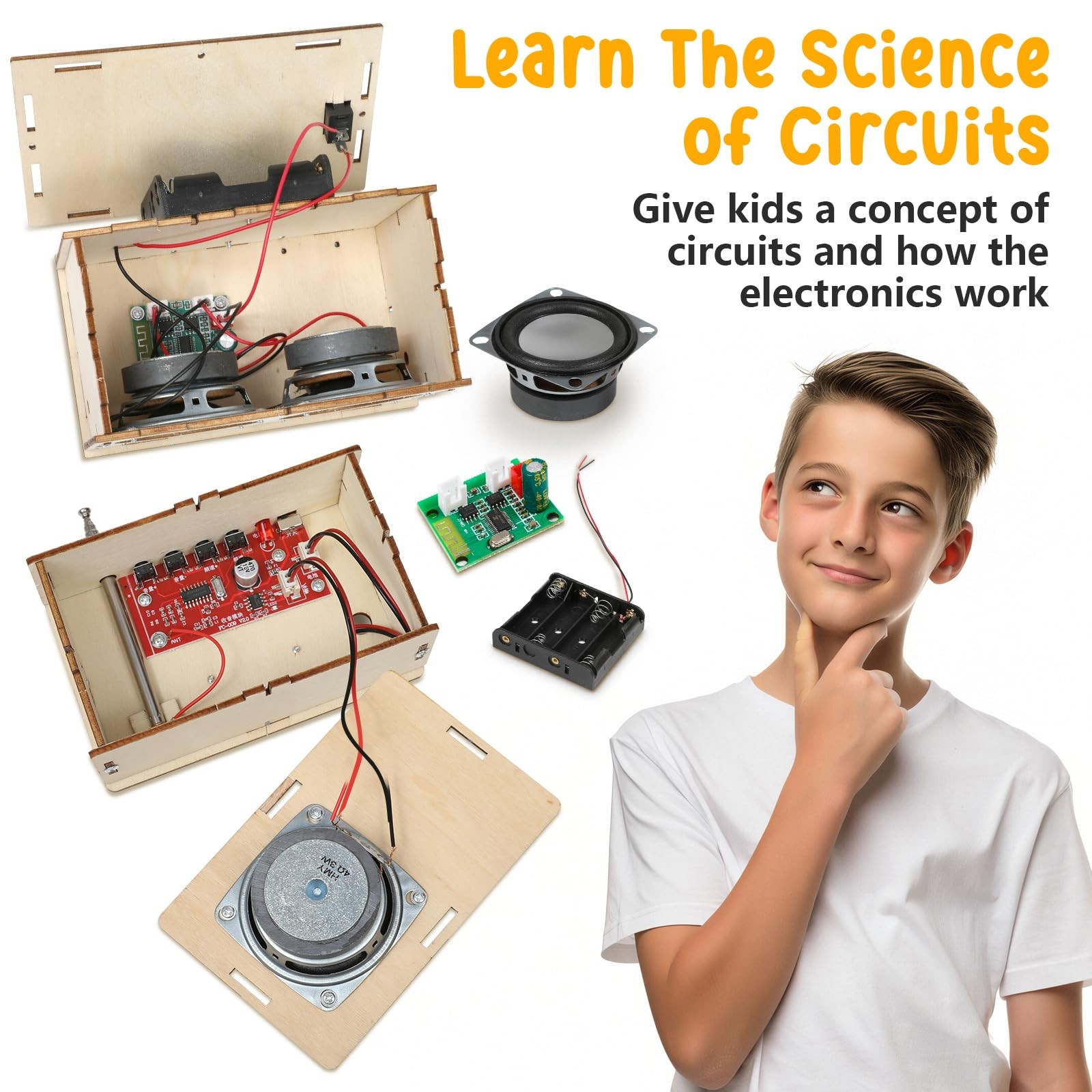 Stem Projects Toys for Boys age 8-12 12-14 Science Kit Building Own Bluetooth…