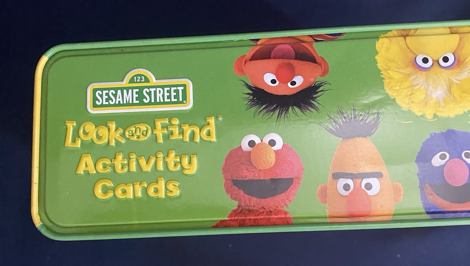 Sesame Street Look And Find Activity Cards Tin Set From PI Kids