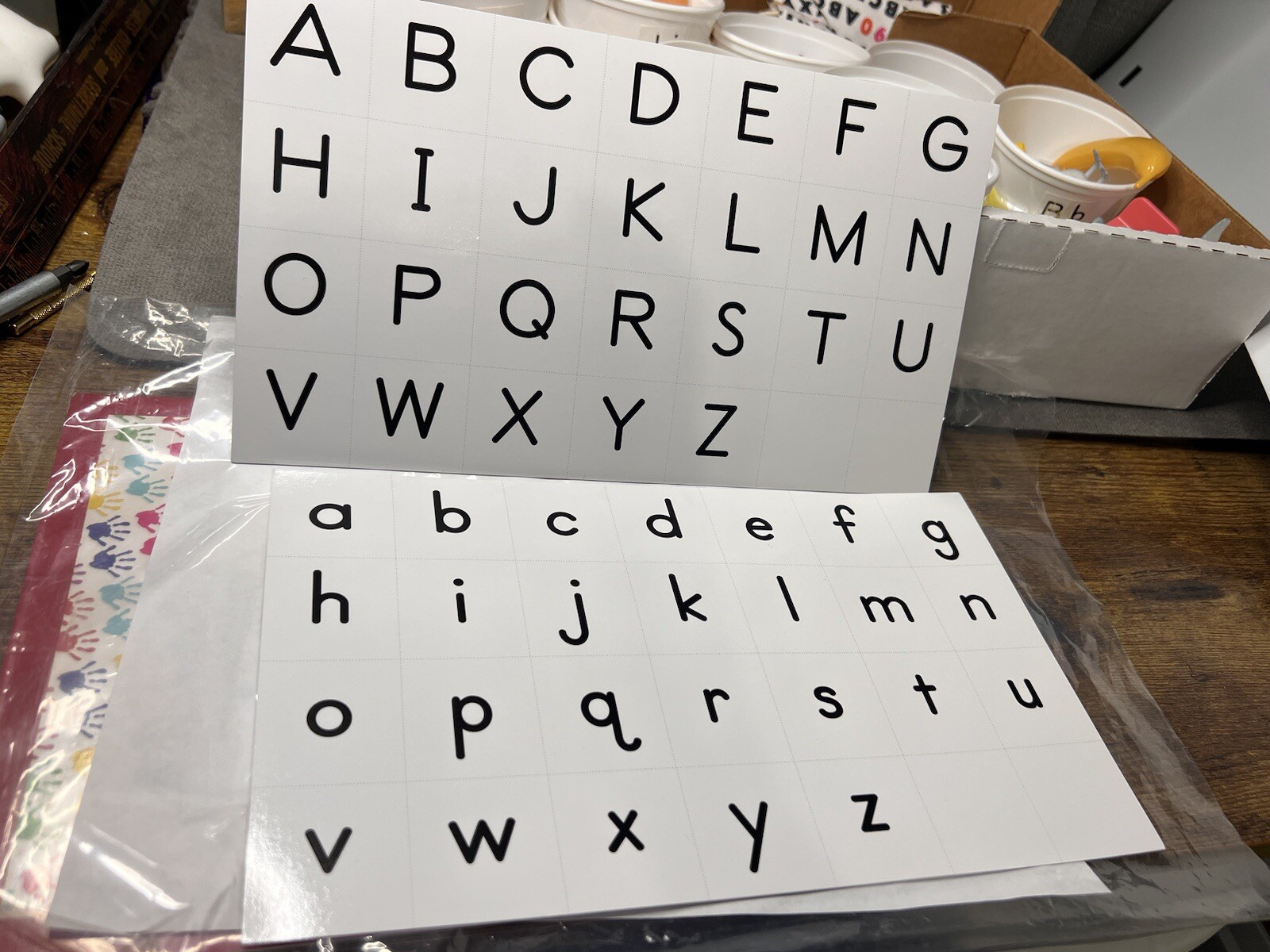 Primary Concepts Hands On Alphabet Set Lot Homeschooling Cards 78 Objects Box