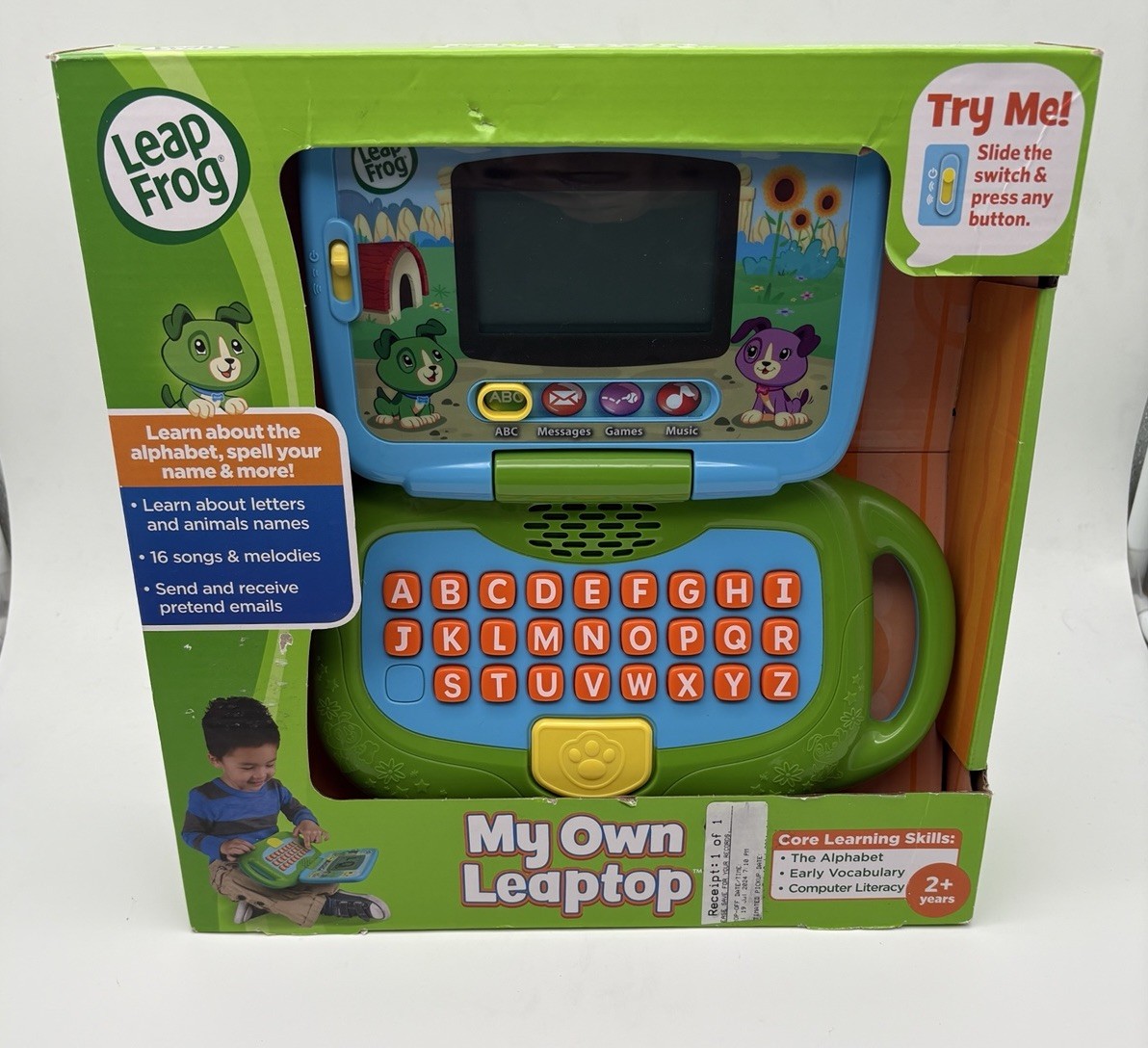 LeapFrog My Own Leaptop. Learning Laptop for Ages 2+ NEW In Box Working!