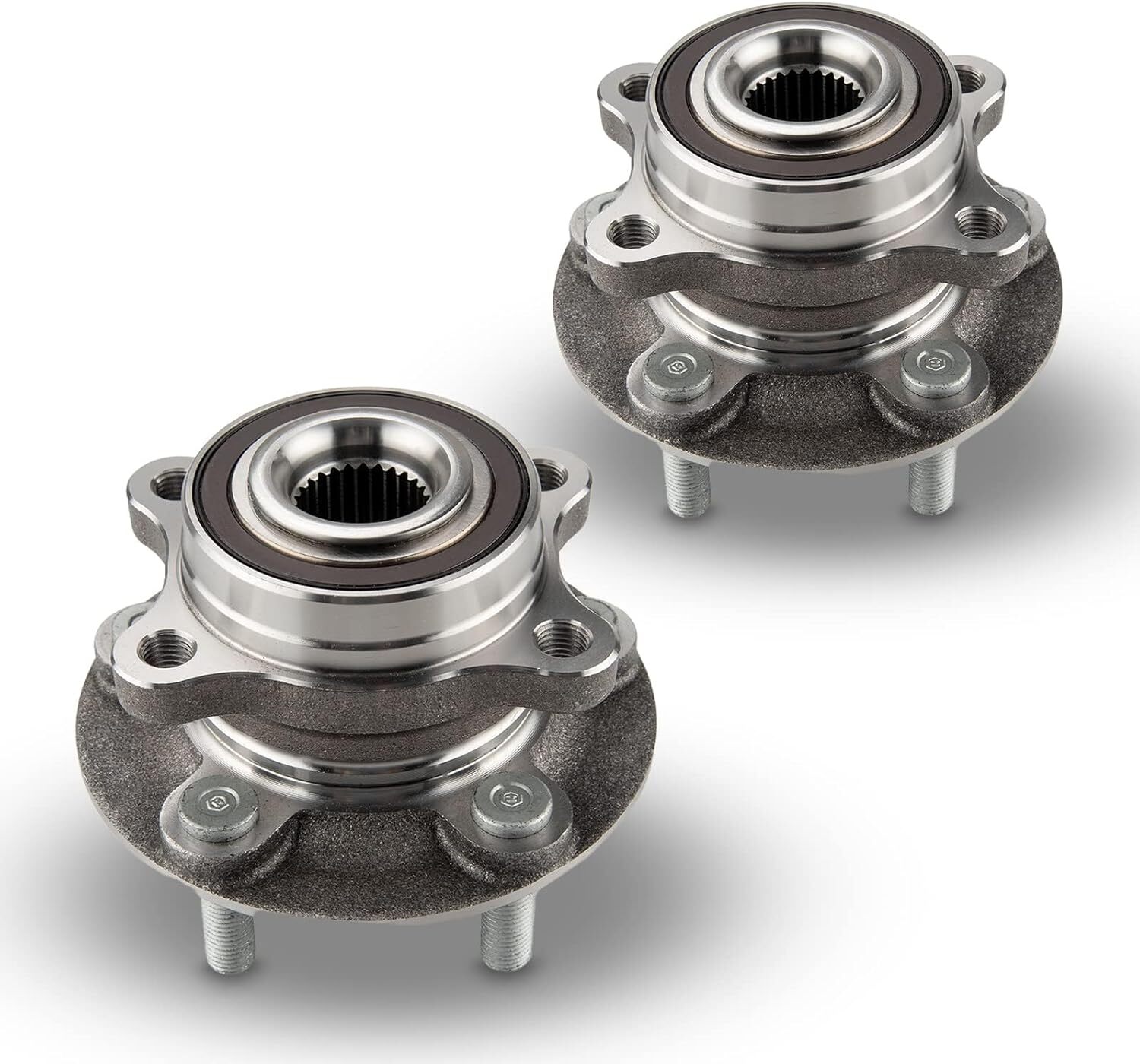 KAX 512498 Pair Front Rear Wheel Bearing Hub Assemblies Compatible with