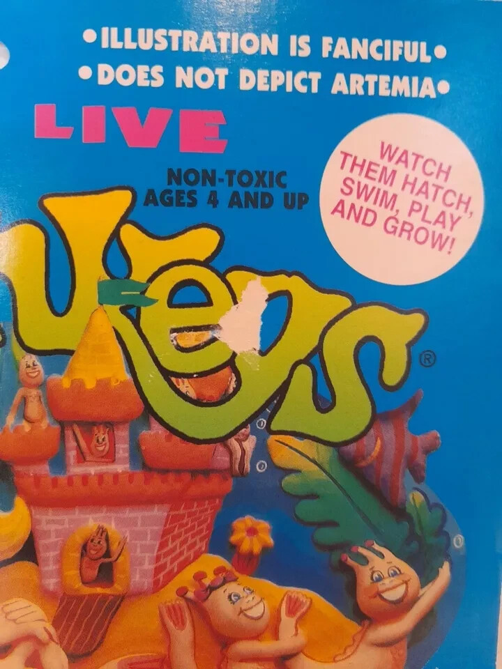 Moose Toys Amazing Live Sea-Monkeys Mid 90s Vintage Toy Made In Australia RARE