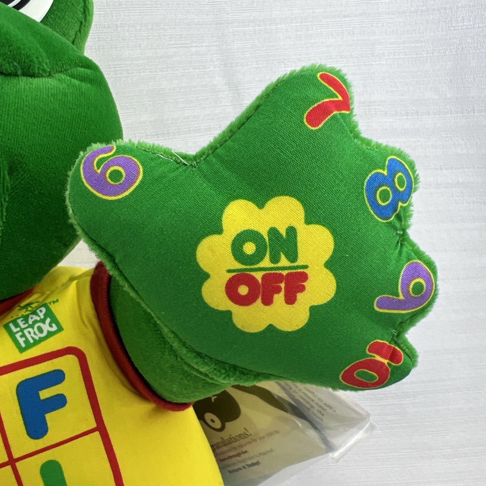NWT 1998 Little Leap Interactive Plush Leap Frog, Sing, Hug And Learn Alphabet