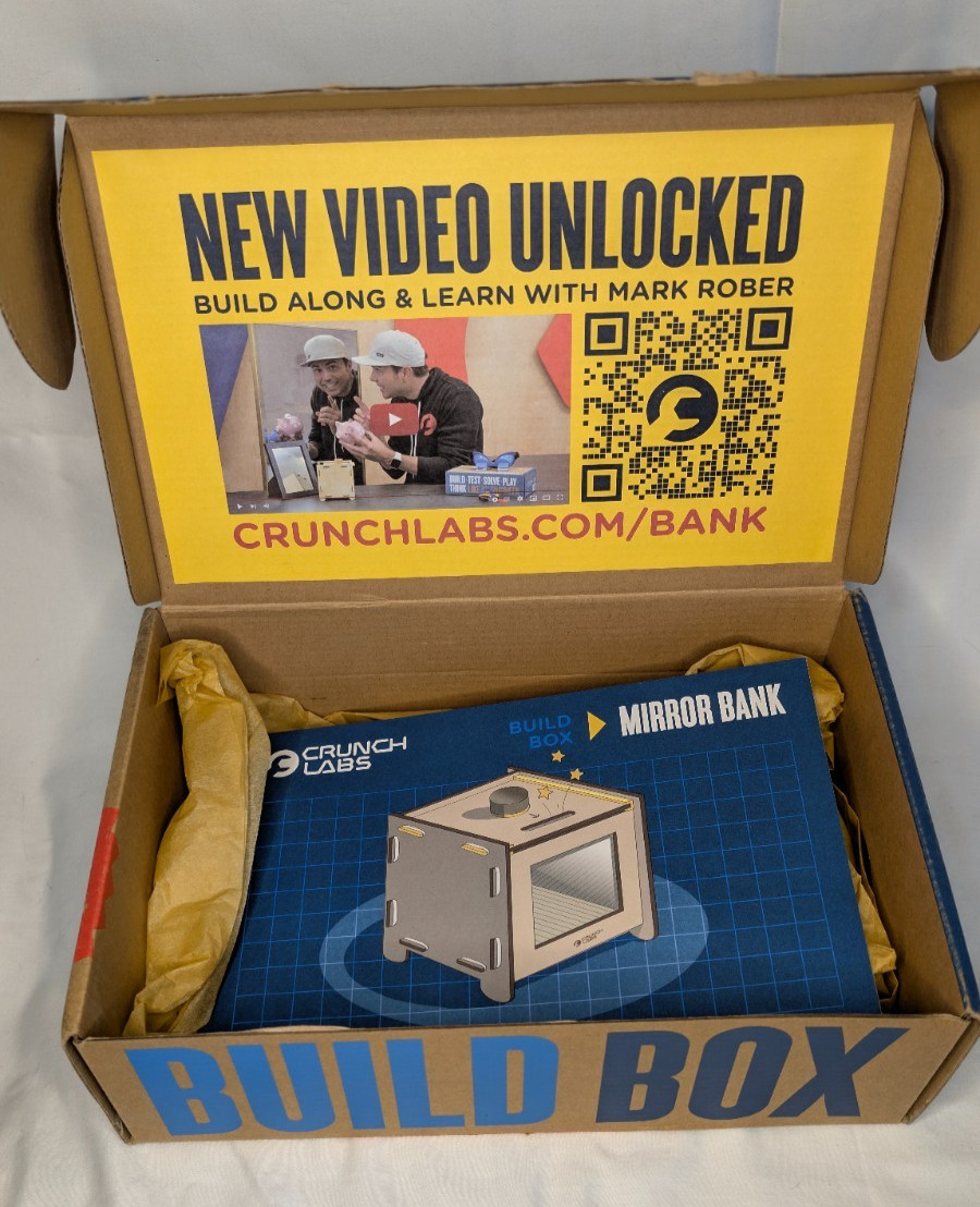 Mark Rober CrunchLabs Build Box #7 – Mirror Bank STEM Kit – New (Open Box)