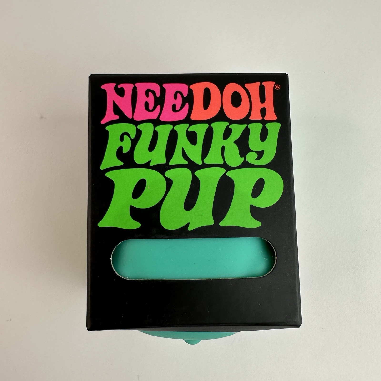 NeeDoh Funky Pup Schylling – Teal Squishy NEW Authentic Nee Doh Pet me