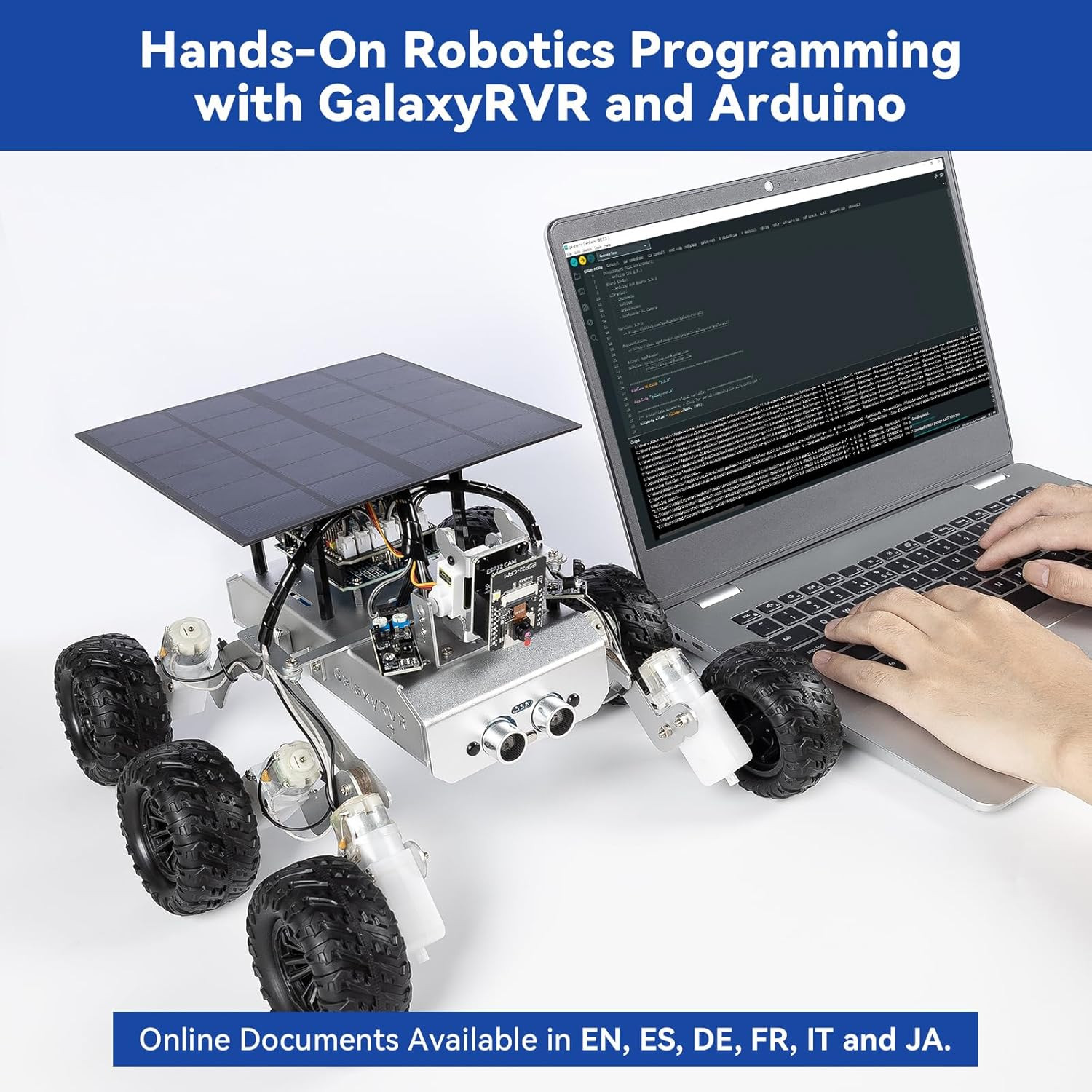 Galaxyrvr Mars Rover Kit, Smart Video Robot Car Kit Compatible with Arduino Uno